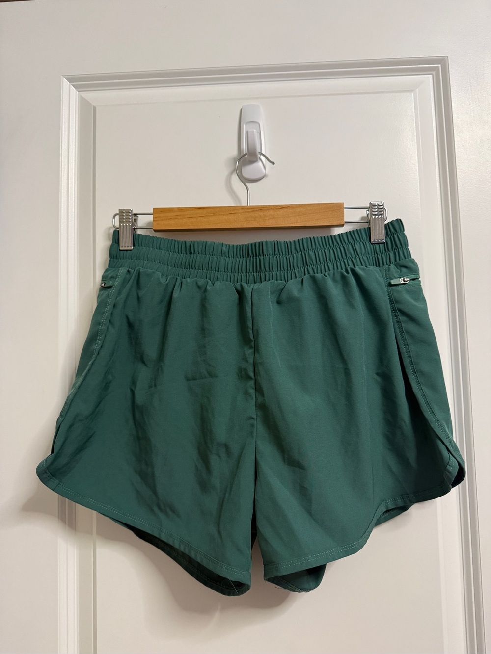 Women’s Athletic Shorts in Teal Green - Lightweight Running Shorts